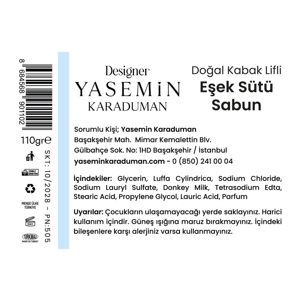 Doğal Lifli Eşek Sütü Sabun - 2