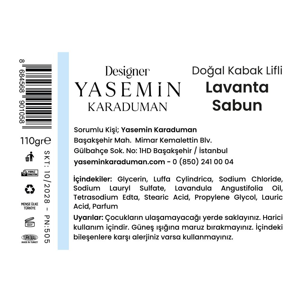 Doğal Lifli Lavantalı Sabun - 2