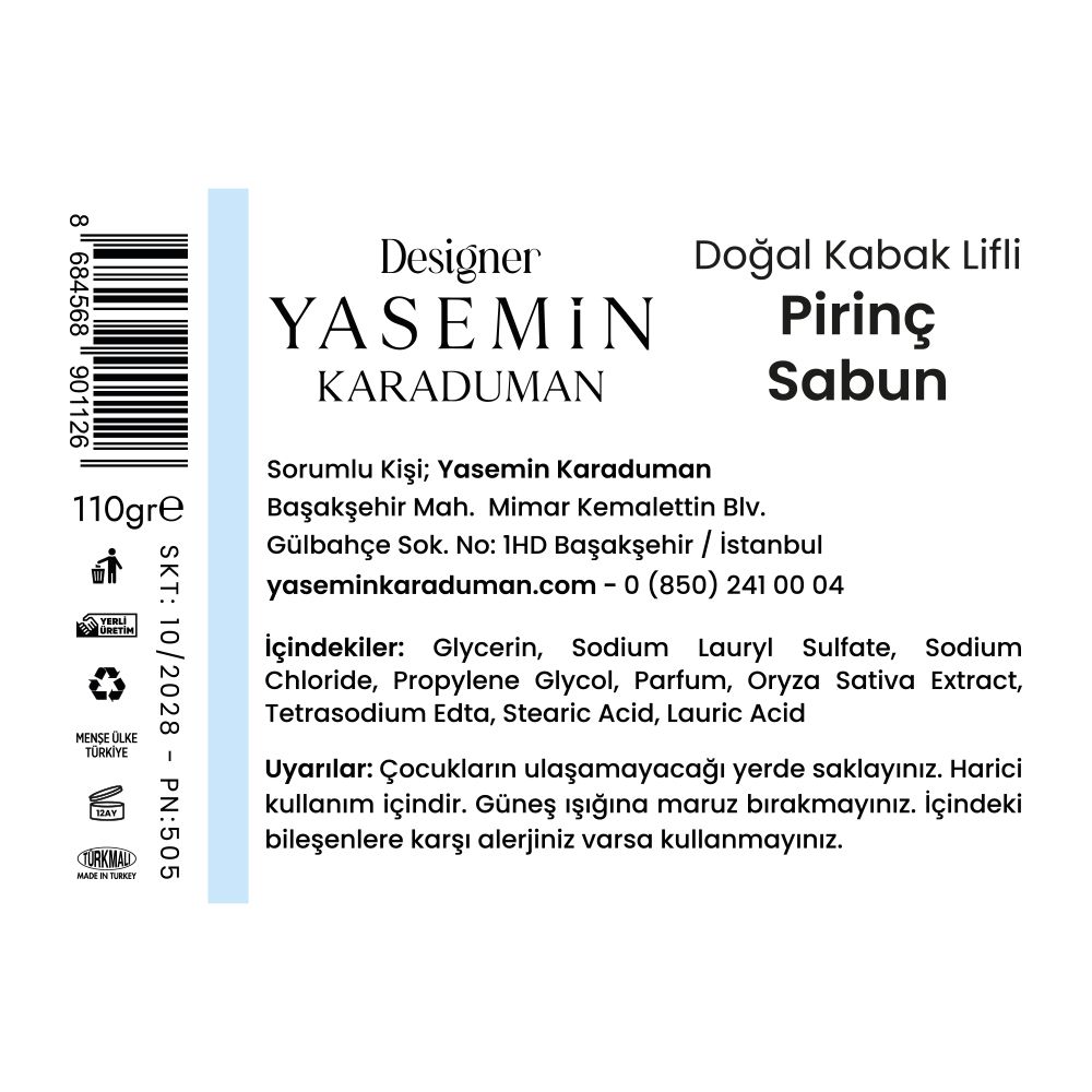 Doğal Lifli Pirinçli Sabun - 2