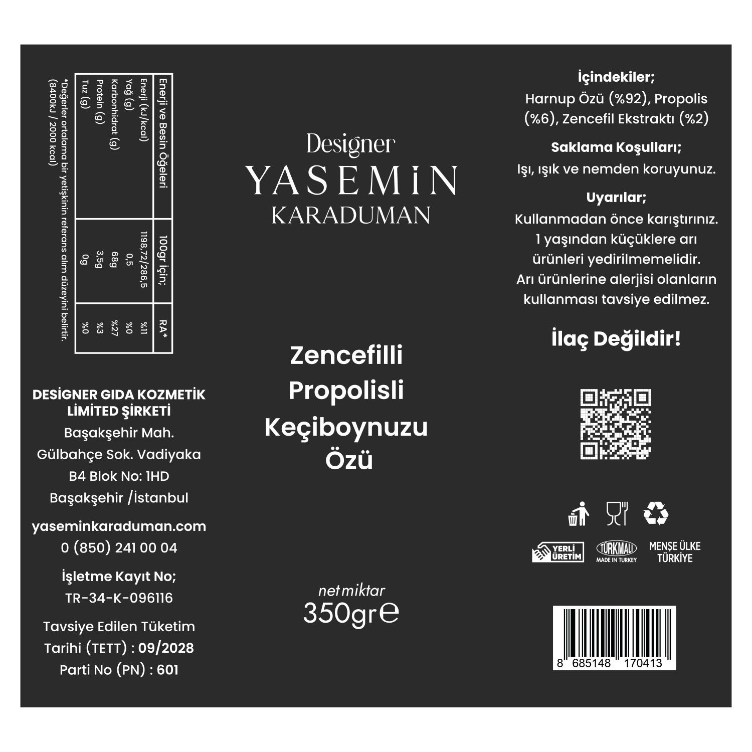 Zencefilli Propolisli Keçiboynuzu Özü - 2